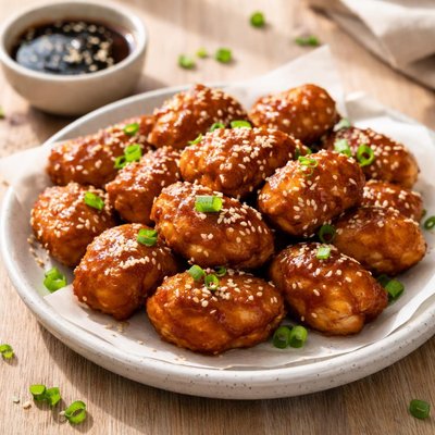 Teriyaki chicken nuggets