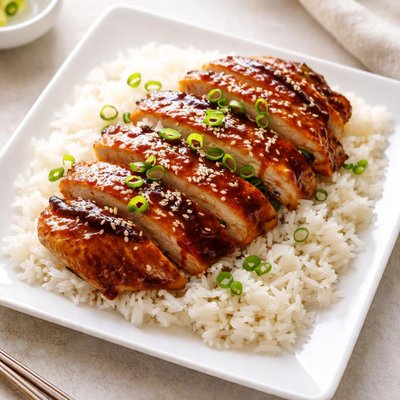 Teriyaki chicken rice