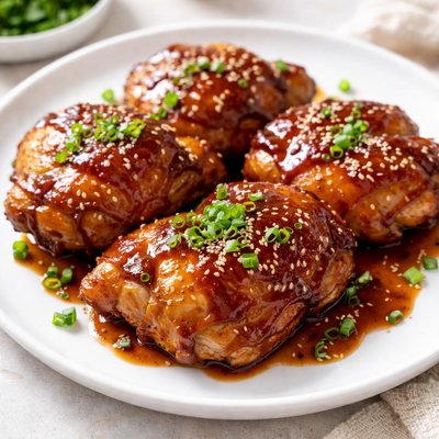 Teriyaki chicken thighs