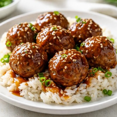 Teriyaki meatballs