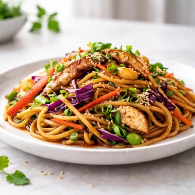 Teriyaki noodle salad