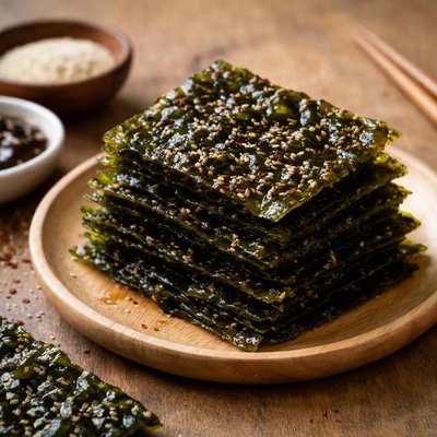 Teriyaki roasted seaweed snack