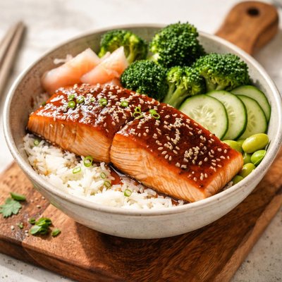 Teriyaki salmon don