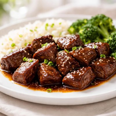 Teriyaki sirloin tips