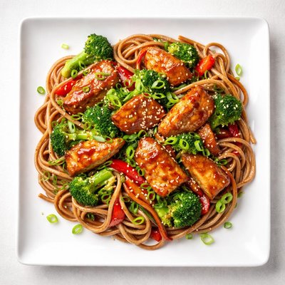 Teriyaki soba chicken