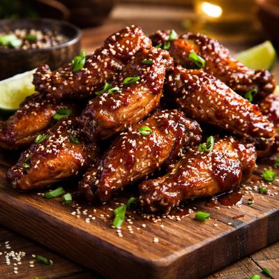 Teriyaki wings