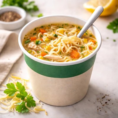 Tesco low fat chicken noodle cup soup