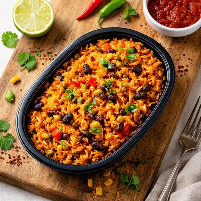 Tesco microwave mexican rice