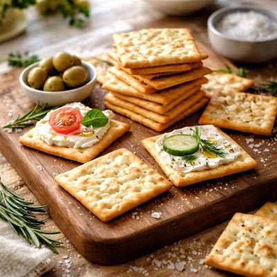 Tesco sea salt crackers