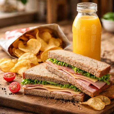 Tesco smoked ham and cheese meal deal