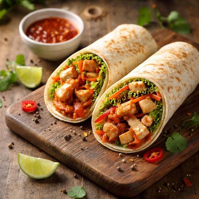 Tesco sweet chilli chicken wrap