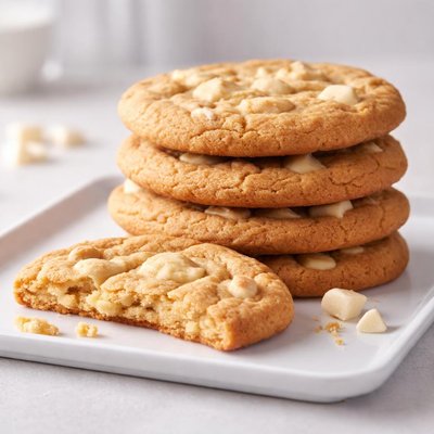 Tesco white chocolate cookie