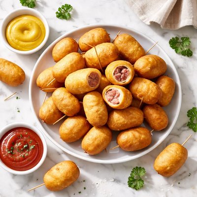 Teton waters ranch mini corn dog