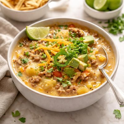 Tex mex potato soup
