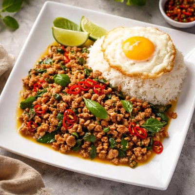 Thai basil pork