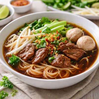Thai boat noodle