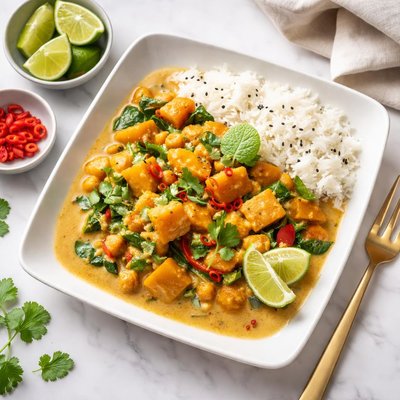 Thai butternut squash curry