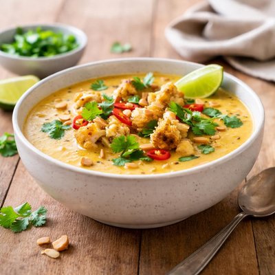 Thai cauliflower soup