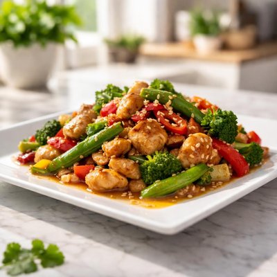 Thai chicken stir fry