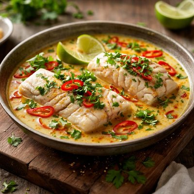 Thai cod coconut