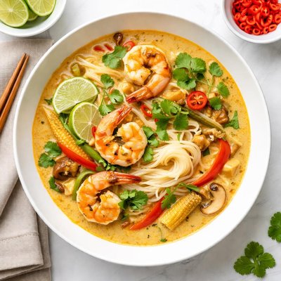 Thai curry soup