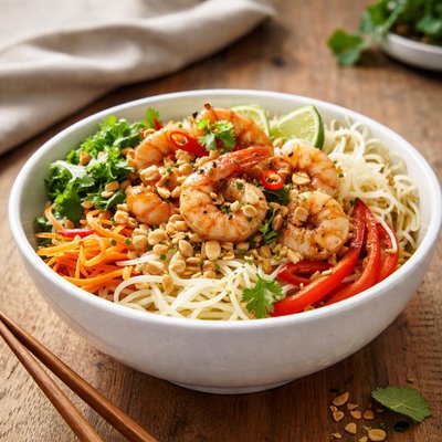 Thai noodle bowl