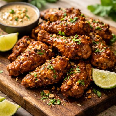 泰式花生骨鸡翅