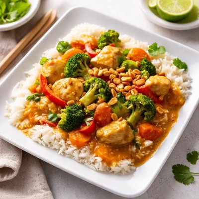 Thai peanut curry
