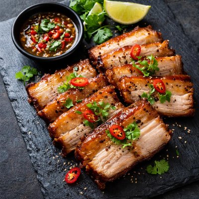 Thai pork belly