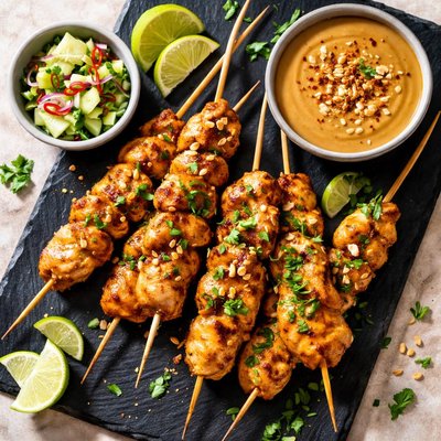 Thai satay chicken