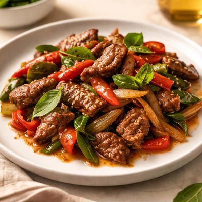 Thai stir fry beef