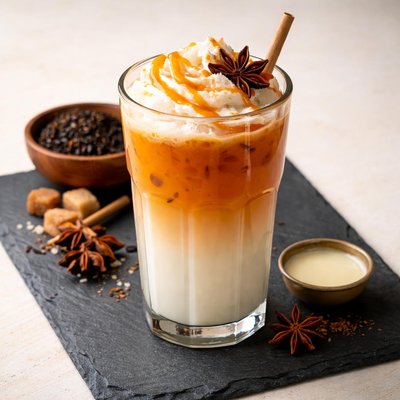 Thai tea latte