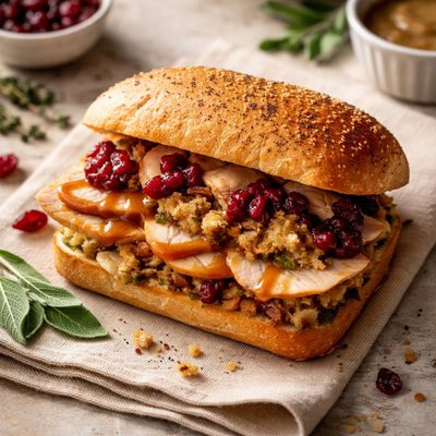 Thanksgiving sandwich