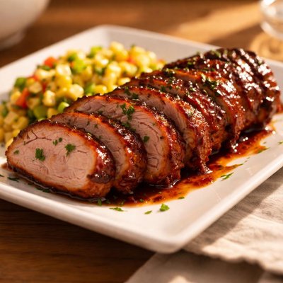 The define dish bbq glazed pork tenderloin