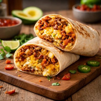 The toms breakfast burrito