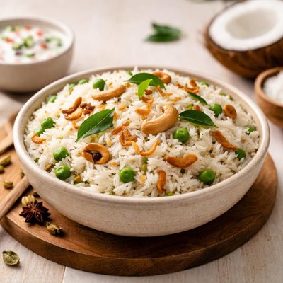 Thengai paal pulao