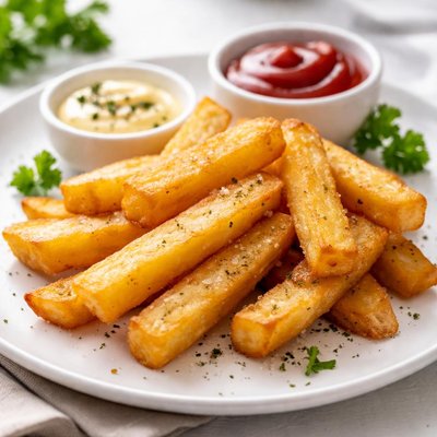 Thick-cut fries