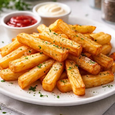 Thick cut fries