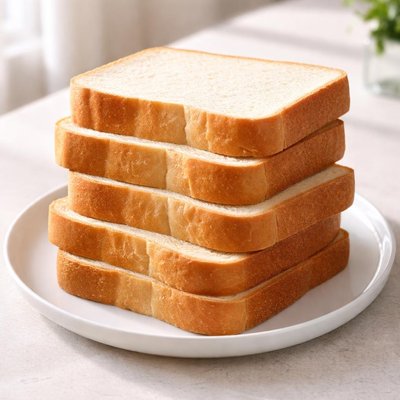 Thick slice white bread