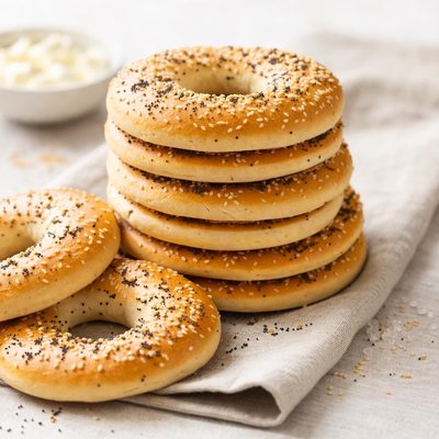 Thin bagels