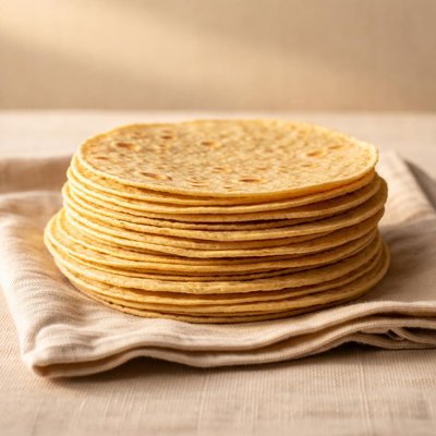 Tortillas de maíz delgadas