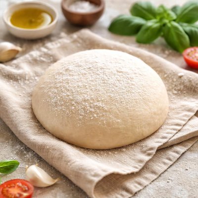 Thin crust pizza dough