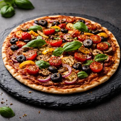 Thin crust pizza no cheese