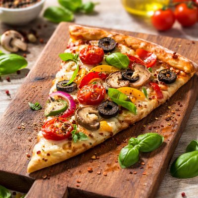 蔬菜薄底比萨片