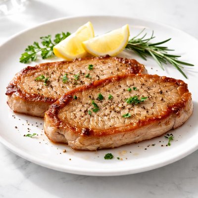 Bife de lombo de porco em corte fino