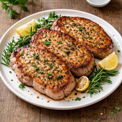 Thin pork chops
