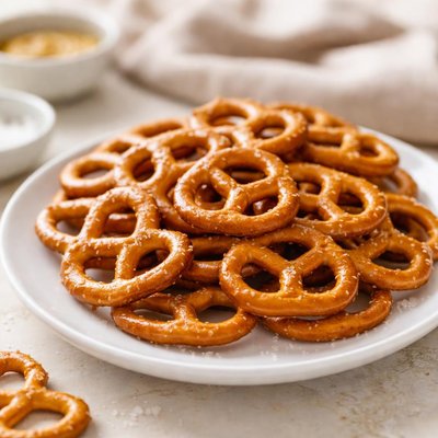 Thin pretzels