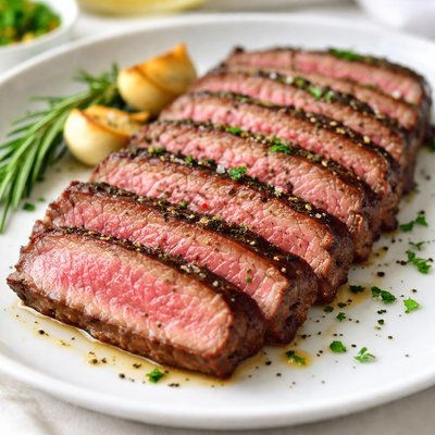 Thin sliced steak