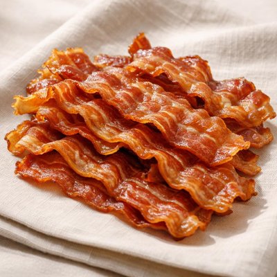 Thin streaky bacon