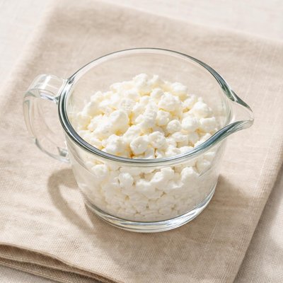 Third of a cup of fat-free cottage cheese